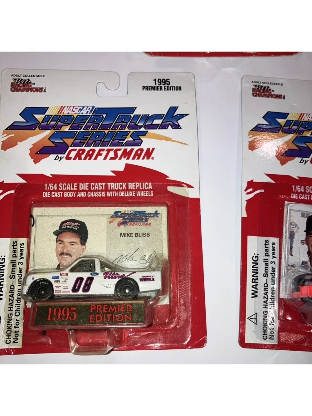 Lot of 3 1995 Racing Champions Super Truck Series Premier Edition By Craftsman